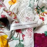 La La Cheri Reina Floral Teddy Sleepwear Lingerie Floral Print S Small M Medium White Photo 5