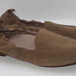 Abeo Jean Suede Loafers Brown Flat Dress Shoes Women’s 7 Tan Photo 0