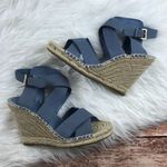 Joie NEW ‎ kaelyn espadrilles wedge sandals blue Photo 1
