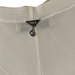 Maria Grazia Severi Size 42 White Beige Blouse Sleeveless Crystals Flowers Italy Tan Size M Photo 2