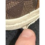 Michael Kors Signature Logo Canvas Lace Up Sneakers Brown Women's Size 6M Photo 6