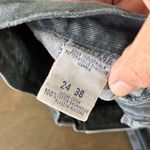 Versace Jean Couture Denim High Rise Mom Straight Tapered Medusa 24 Distressed Photo 6