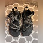 Chacos Chaco Black and Gray Women's Sandals strappy toe boho activewear athleisure Photo 4
