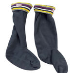 Hunter Boots Fleece Boot Socks Booties Charcoal Grey Size ML Photo 0