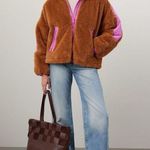 OOF Women's Faux Fur Brown/Pink High Photo 4