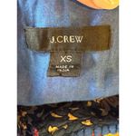 J.Crew ‎ Dress Women XS Blue Floral Embroidered Midi Preppy Boho Cottagecore Photo 11