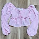 Altar'd State NEW Altar’d State Babydoll Pink Top Women’s XXS Photo 0