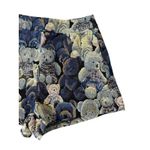 SheIn Tapestry TEDDY BEAR Print Woven Mini Shorts Cosplay Festival Artsy Cute Size XS Photo 3