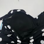 Swim Solutions Tankini Top Size 12 NWT Tummy Control Polka Dot Swim Black White Photo 11