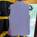 Tommy Hilfiger Women's Cotton Plaid Sleeveless Americana Shirt Size 4 Photo 5