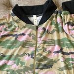 Soft Lightweight Camo Bomber Jacket‎ Green Size M Photo 6
