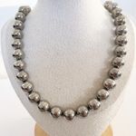 Stainless Steel ball beads Necklace Womens Jewelry T closure Silver Photo 6