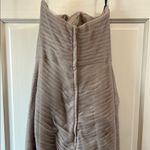Jenny Yoo  Collection Ava Taupe Strapless Tulle Dress - Size 8 / Medium (Approx.) Photo 13