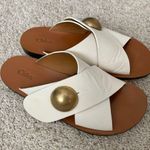 Chloé Chloe Jane Crisscross Button Sandals Photo 1