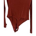 Free People  Intimately Women's That's Hot One Shoulder Bodysuit Large Copper Photo 8
