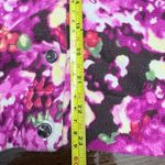 Charter Club  Pink and Purple Floral Cardigan size L Photo 5
