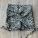 Zyia  Leopard Print Brilliant Double Scrunch Hustle Shorts Size Extra Small Photo 2