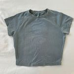 SKIMS Blue Cropped Tshirt Photo 0