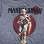 Star Wars The Mandalorian Boba Fett T-Shirt - Grey Short Sleeve Photo 1