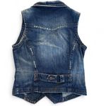 American Vintage vintage 2000's Squeeze it Jeans Denim Cropped Vest size medium. Photo 3