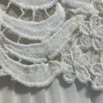 JODIFL  small off white sleeveless dress pleated wedding bridesmaid reception Photo 9