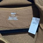 Aerie NWT Dream Sherpa Quarter Zip Sweatshirt Fleece Pullover Treeline Medium Photo 5