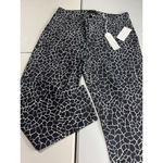 Sanctuary  Social Crop Skinny Jeans Black White Print Size 30 Standard Rise nwt Photo 1
