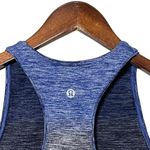 Lululemon  Balance Resist Crop Tank Top Size 4 Midnight Navy White Yoga Gym Photo 5