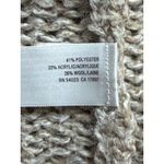 Old Navy  Women's M Vintage Knitted Beige Long Vest Cardigan Sweater Wool Blend Photo 5