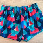 Adidas women’s multicolor climalite lined running shorts size medium Photo 1