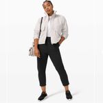 Lululemon Keep Moving Crop 23" in Black Athletic Pants Cropped Solid Stretch EUC Photo 10