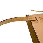Madewell  The Simple Pouch Belt Bag in Linen Cream Leather Photo 9