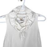 Calia by Carrie Underwood sleeveless cowlneck kangaroo pocket pullover size S White Photo 3