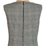 Lafayette 148 New York Delia Houndstooth Glen Plaid Sheath Dress 6 Black White Photo 5