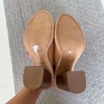 Dolce Vita Aleeya Red Floral Scarf Tie Leather Block Heel Peep Toe Sandals 8.5 Photo 9