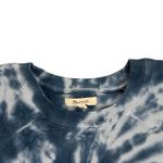 Madewell  Blue Tie Dye Crew Neck Casual Everyday Sweatshirt Size Women's Small Photo 2