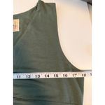 Aventura Womens Size L Sleeveless V Neck Stretch Midi Dress Olive Green Floral Size L Photo 5