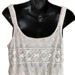 Lace Ivory J. Gee Maxi Sleeveless Boho Flowy Romantic Dress Women’s M Blouson Size M Photo 6