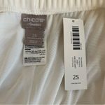 Chico's Pants Women Size 14 Short White Ivory Traveler Liquid Knit Quiet Luxury Photo 2