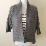 EXPRESS  Grey Drapey 3/4 Length Sleeve Sweater Photo 3