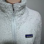 Patagonia Los Gatos Full Zip Jacket Sherpa Gray Medium Fur Fuzzy Sherpa Photo 5