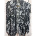 Travelers by Chico's Geometric Print Long Sleeve Mock Neck Top Size 3 Black Photo 2