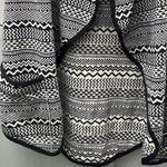 Mustard Seed  Kimono Poncho Womens Large/XL Aztec Tribal Open Front w/Sleeves Photo 3