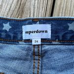 superdown Kenzie Star Denim Shorts Light Blue Wash Size 24 Photo 9