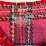 JoySpun Sleepshirt Womens L/XL Red Plaid Snuggle Graphic Print Above Knee Pocket Size L Photo 3