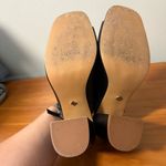 Nanette Lepore  Madeline Block Heel Black Slingback Peep Toe Square Toe Ruffle 10 Photo 9