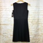 DKNY  Pleated Sleeveless Black Mini Dress BLD Wool Blend Women Size 2 NEW $345 Photo 7
