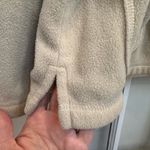 Vintage L.L. Bean Cream Beige Outdoor Fleece Button Down Teddy Jacket Size XL Tan Photo 3