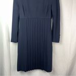 Gillian Women’s Vintage Pleated Wool Dress Cocktail Formal Midi Size 6 Photo 2