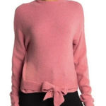WAYF blush Bow Soft Sweater Size xs NEW Photo 0